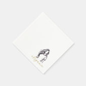 servilleta de papel serviette (Ecke)