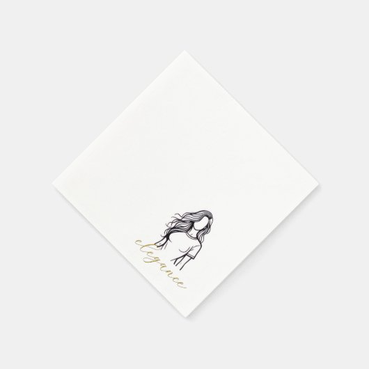 servilleta de papel serviette (Ecke)