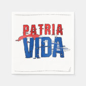 Servilleta Patria y vida Serviette (Vorderseite)