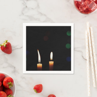 Servilleta personalizada con fotografía bokeh serviette