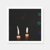 Servilleta personalizada con fotografía bokeh serviette (Vorderseite)