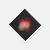 Servilleta personalizada con fotografía bokeh serviette (Ecke)
