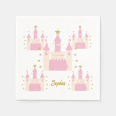 Servilletas con Diseño de Castillo de Princesa Serviette (Vorderseite)