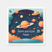 Servilletas cumpleaños personalizadas serviette (Vorderseite)