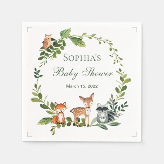 Servilletas De Papel ducha de bebé con pañales de Serviette (Vorderseite)