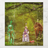 Servilletas De Papel Welcome to Planet Earth Weinetikett (Einzelnes Label)