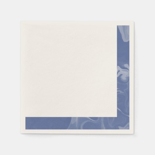 Servilletas elegantes azules serviette (Vorderseite)