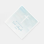 Servilletas Mi Bautizo Azul Serviette (Ecke)