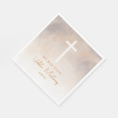 Servilletas Mi Bautizo Morada Spanien Napkins Serviette (Ecke)