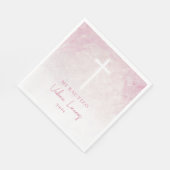 Servilletas Mi Bautizo Rosita Spanisch Napkins Serviette (Ecke)