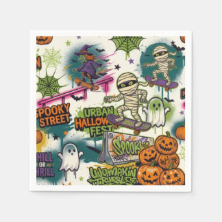 servilletas urban halloween serviette