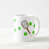 Servin' Up Tennis Balls Kaffeetasse (VorderseiteRechts)