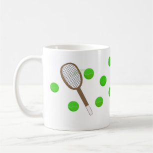 Servin' Up Tennis Balls Kaffeetasse
