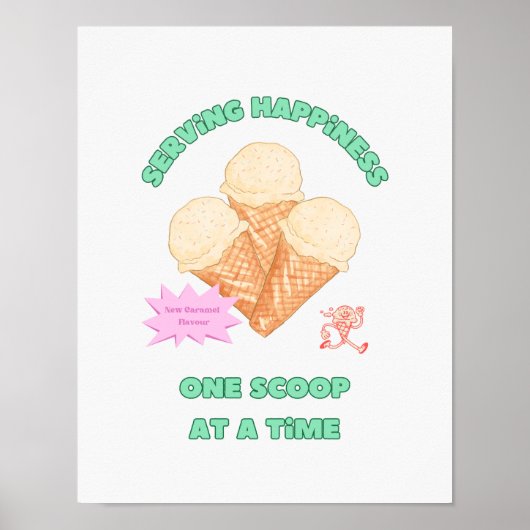 Serving Happiness Poster (Vorne)