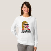 Serving Looks, Not Apologies – Pop Art Glam Tee De (Vorne ganz)