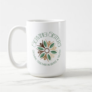 SERVING SISTERS LOGO 15oz Kaffeetasse