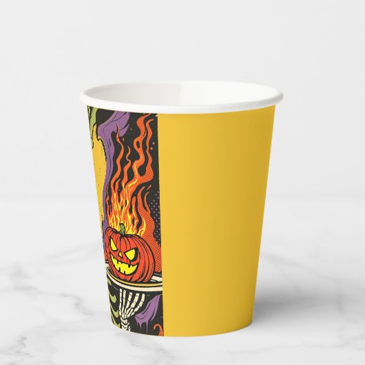 "Serving up Scares" Replica Circa 1950er Pappbecher (Links)