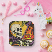 "Serving up Scares" Replica Circa 1950er Pappteller (Party)