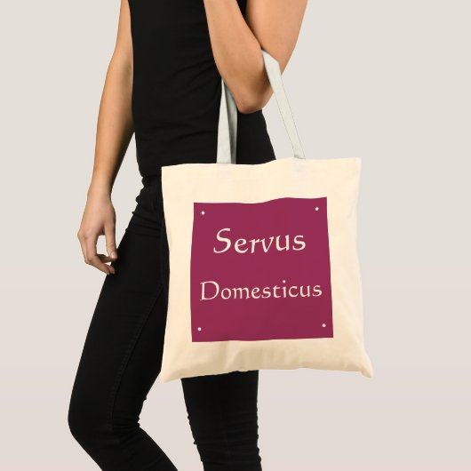 Servus Domesticus Tragetasche (Vorderseite (Produkt))
