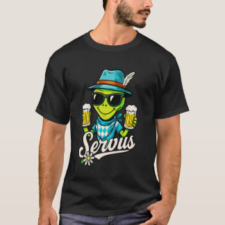 Servus Wiesn Gaudi u2013 Lustiges Oktoberfest Bier T-Shirt