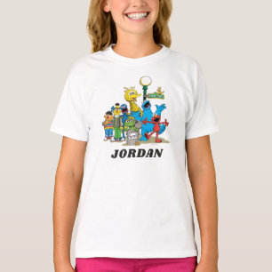 Sesam-Freunde Personalisierter Name T-Shirt