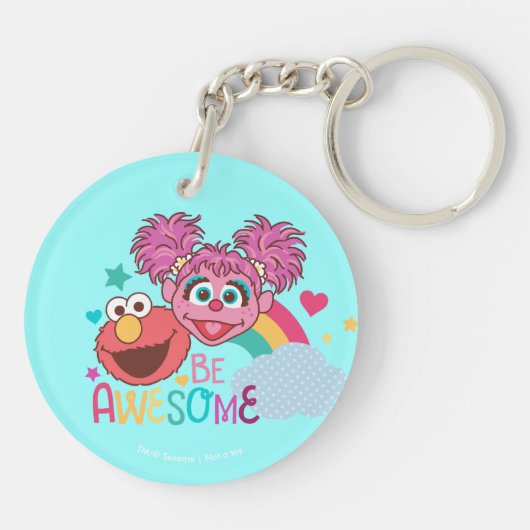Sesam-Straße | Elmo u. Abby - seien Sie Schlüsselanhänger (Rückseite)