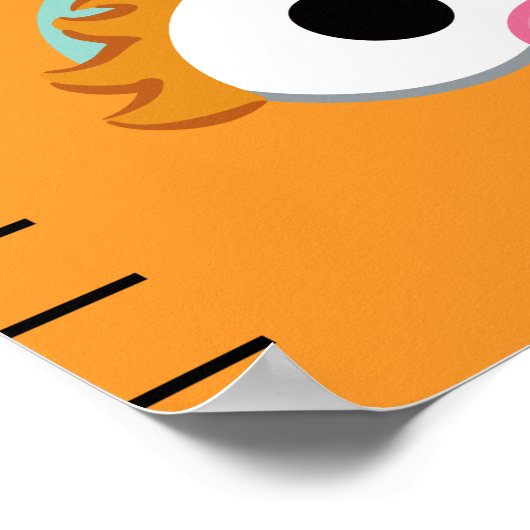 Sesam Street Growth Chart Poster (Ecke)