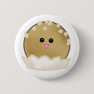 Sesamballknopf Button