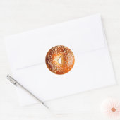 Sesame Bagel Classic Round Sticker (Umschlag)