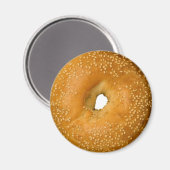 Sesame Bagel Magnet (Vorderseite/Rückseite)
