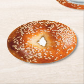 Sesame Bagel Paper Untersetzer (Angewinkelt)