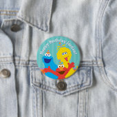 Sesame Pals Birthday Pattern Button (Beispiel)