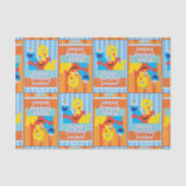 Sesame Pals Birthday Pattern Seidenpapier (Vorderseite)