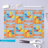 Sesame Pals Birthday Pattern Seidenpapier (Handwerk)