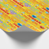 Sesame Pals Celebration Pattern Geschenkpapier (Ecke)