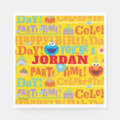 Sesame Pals Celebration Pattern Serviette (Vorderseite)