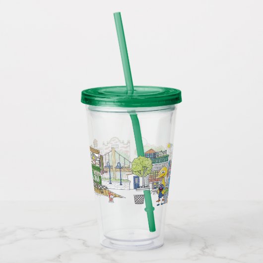 Sesame Pals Doodley Graphic Acryltrinkbecher (Links)
