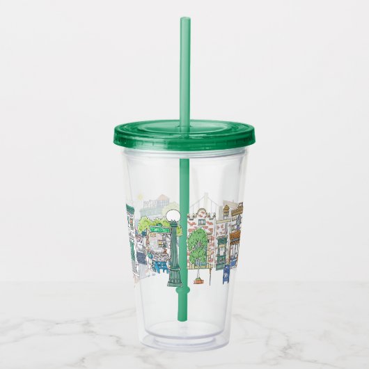 Sesame Pals Doodley Graphic Acryltrinkbecher (Rechts)