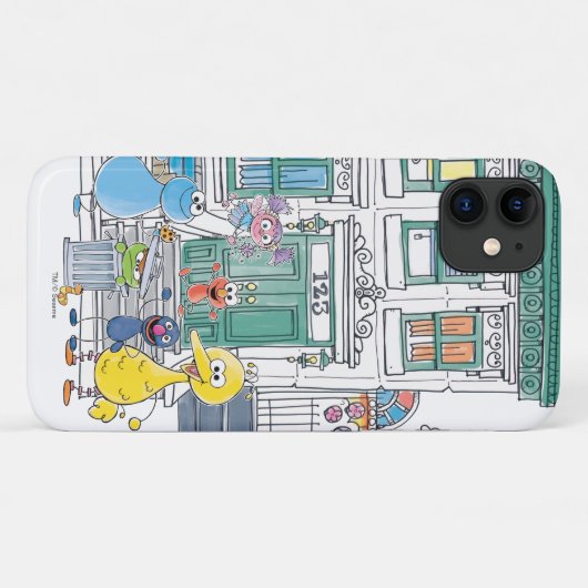 Sesame Pals Doodley Graphic Case-Mate iPhone Hülle (Rückseite (Horizontal))