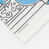 Sesame Pals Doodley Graphic Fleecedecke (Ecke)