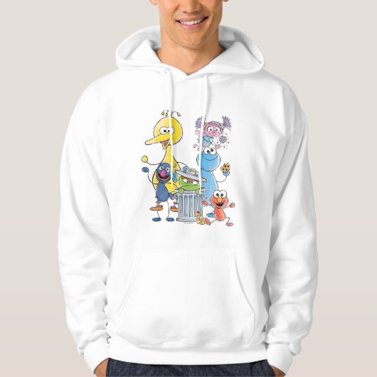 Sesame Pals Doodley Graphic Hoodie (Vorderseite)
