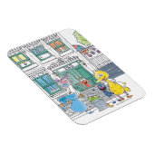 Sesame Pals Doodley Graphic Magnet (Rechte Seite)