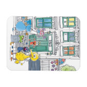 Sesame Pals Doodley Graphic Magnet (Horizontal)
