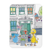 Sesame Pals Doodley Graphic Magnet (Vertikal)