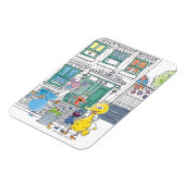 Sesame Pals Doodley Graphic Magnet (Linke Seite)