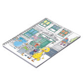 Sesame Pals Doodley Graphic Notizblock (Linke Seite)