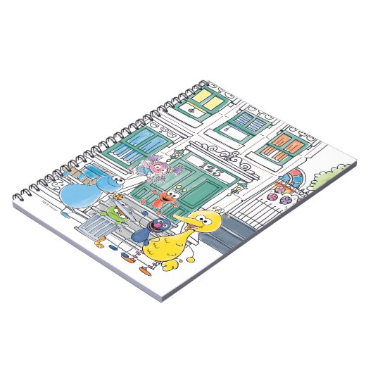 Sesame Pals Doodley Graphic Notizblock (Linke Seite)