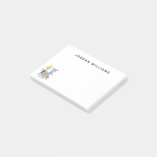 Sesame Pals Doodley Graphic Post-it Klebezettel (angewinkelt)