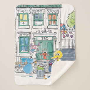Sesame Pals Doodley Graphic Sherpadecke