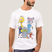 Sesame Pals Doodley Graphic T-Shirt (Vorderseite)